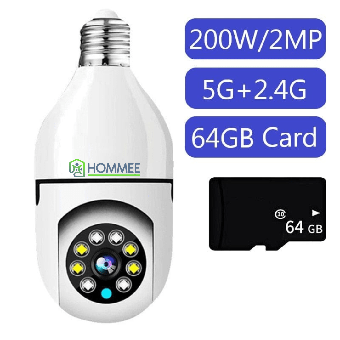 4HOMMEE™ HD  Bulb Security Camera  360