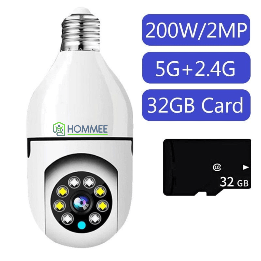 4HOMMEE™ HD  Bulb Security Camera  360